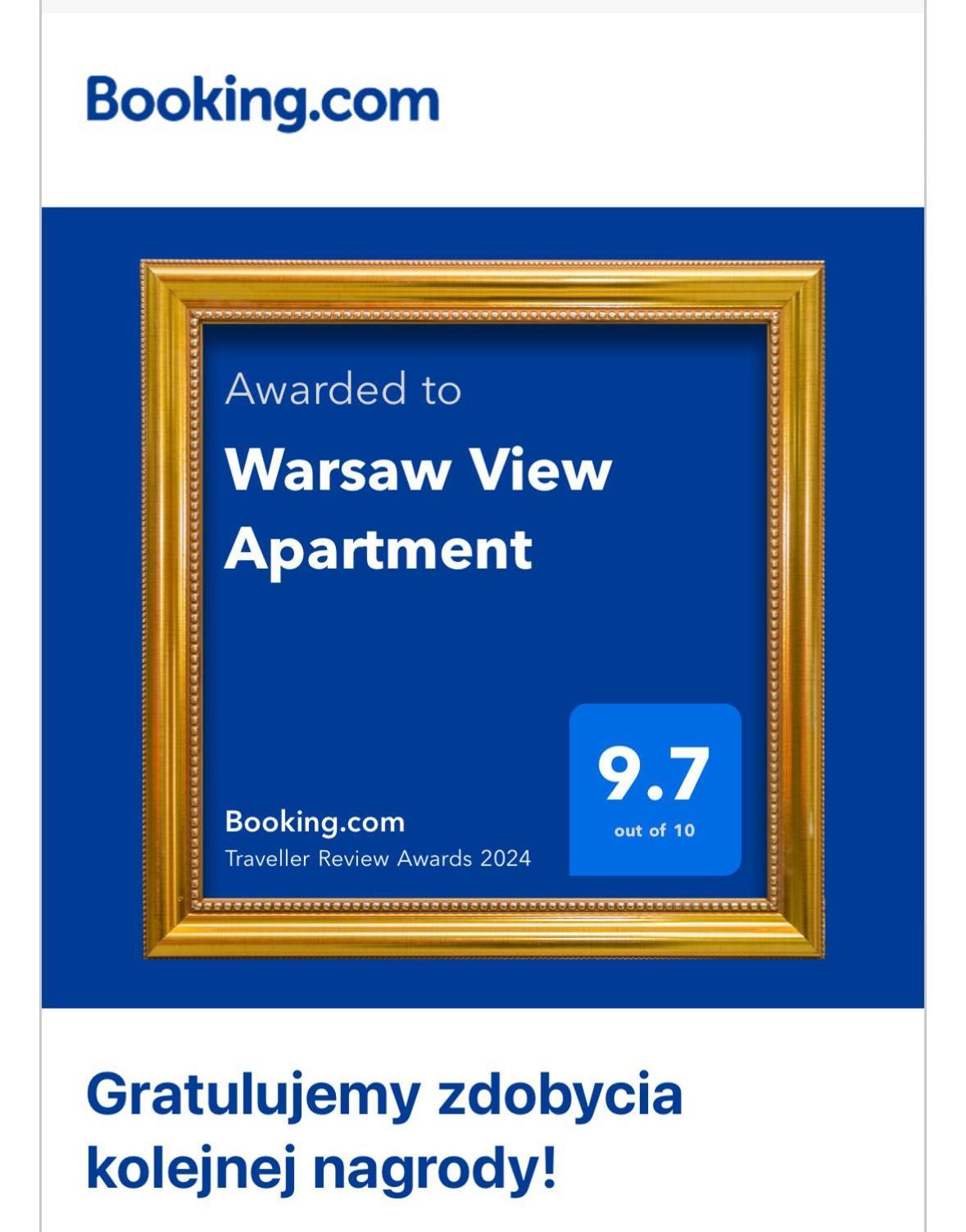 Warsaw View Apartment Eksteriør bilde